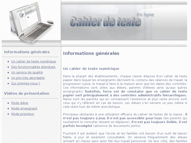 www.cahier2texte.net