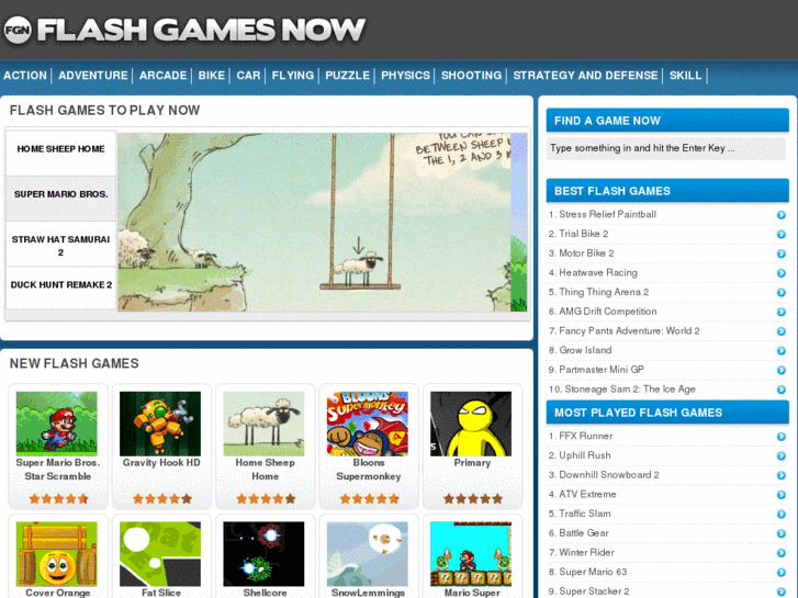 www.flashgamesnow.net