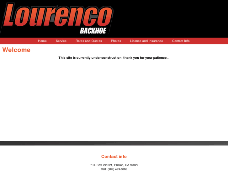 www.lourencobackhoe.com