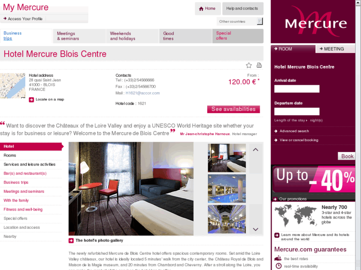 www.mercure-blois-centre.com