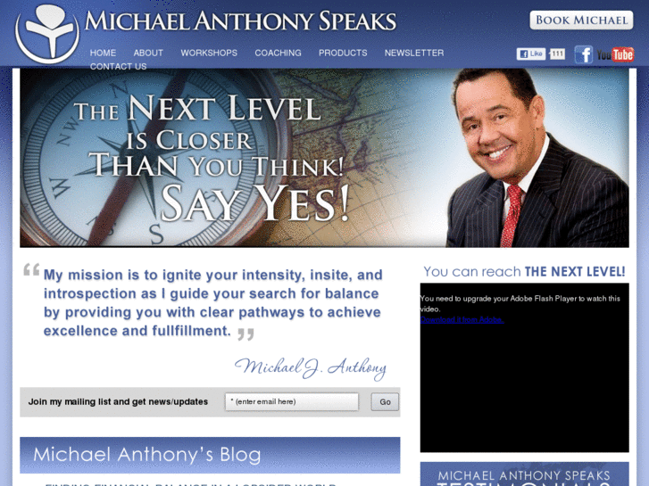 www.michaelanthonyspeaks.com