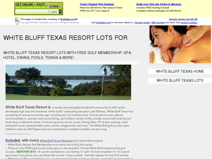 www.whiteblufftexasresort.com