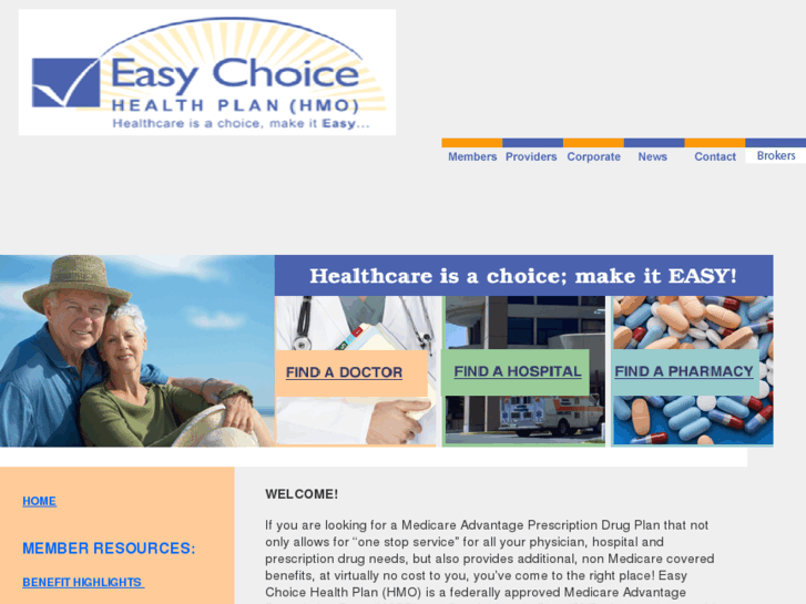 www.easychoicehealthplan.com