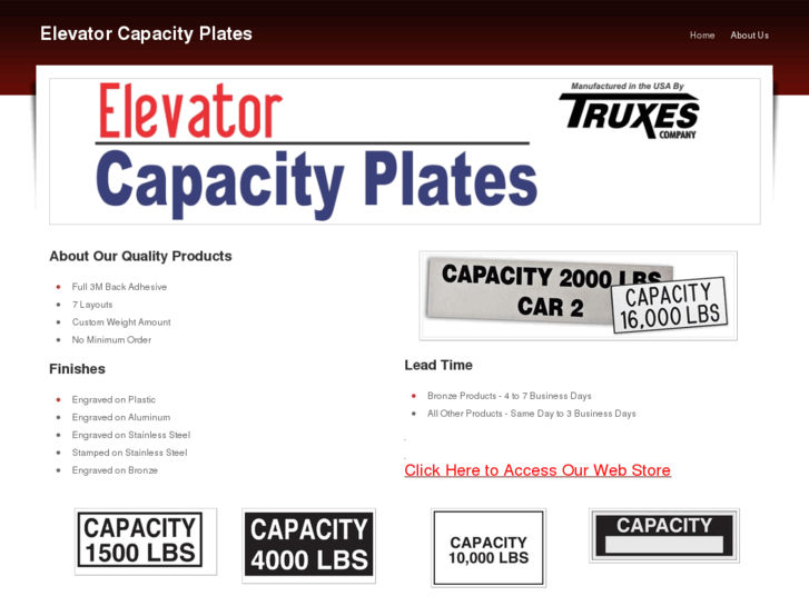 www.elevatorcapacityplates.com