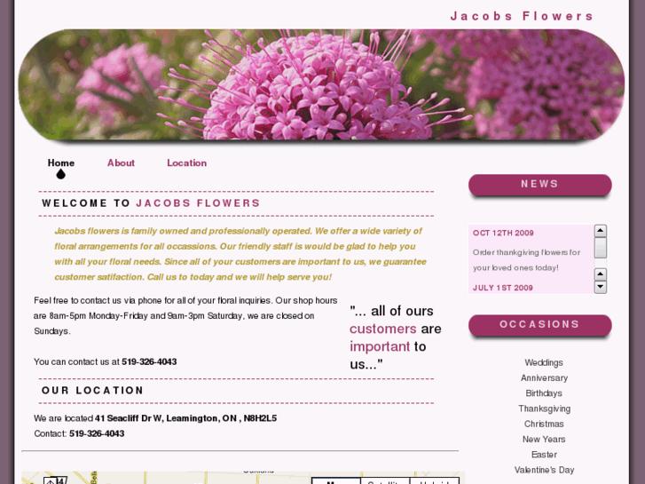 www.jacobsflowers.com