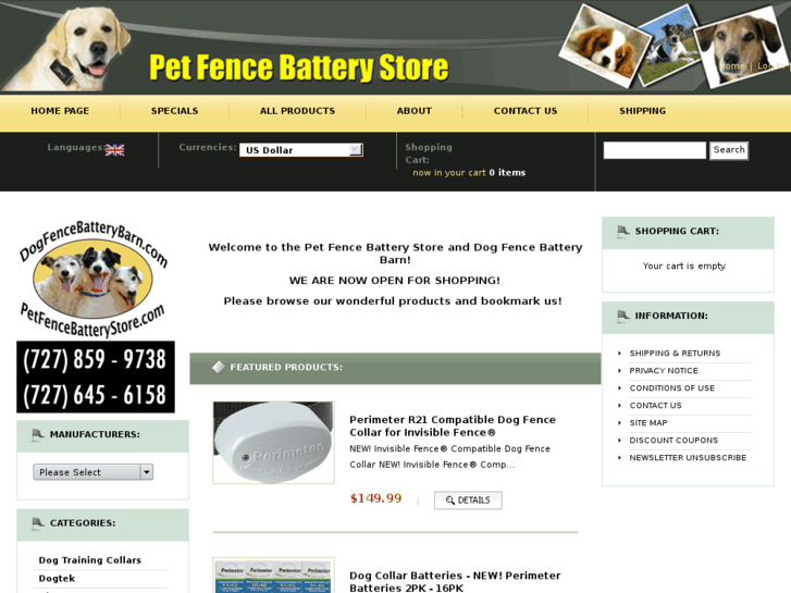 www.petfencebatterystore.com