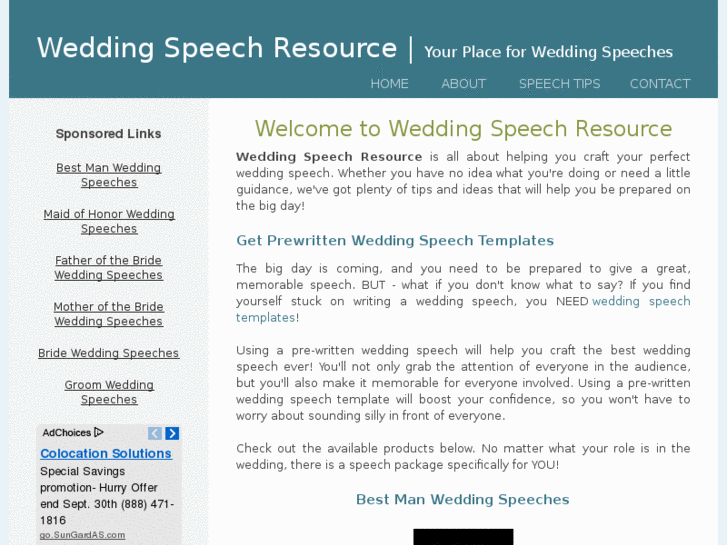 www.weddingspeechresource.com