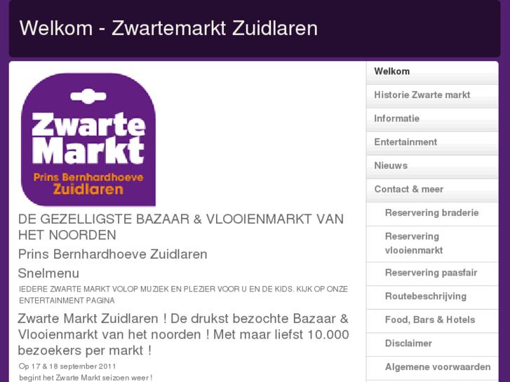 www.zwartemarktzuidlaren.nl