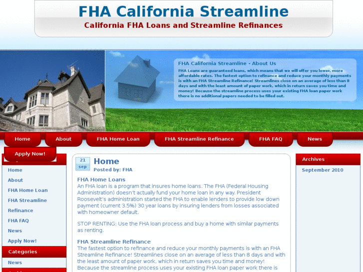 www.fhacaliforniastreamline.com