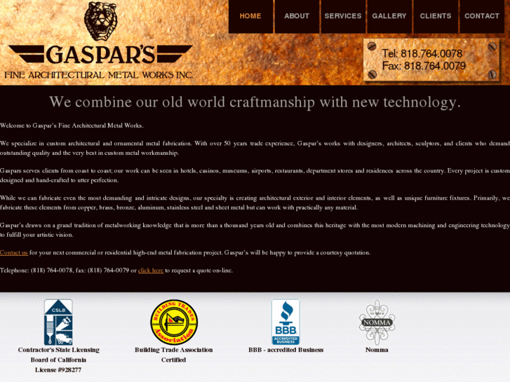 www.gasparsmetalworks.com