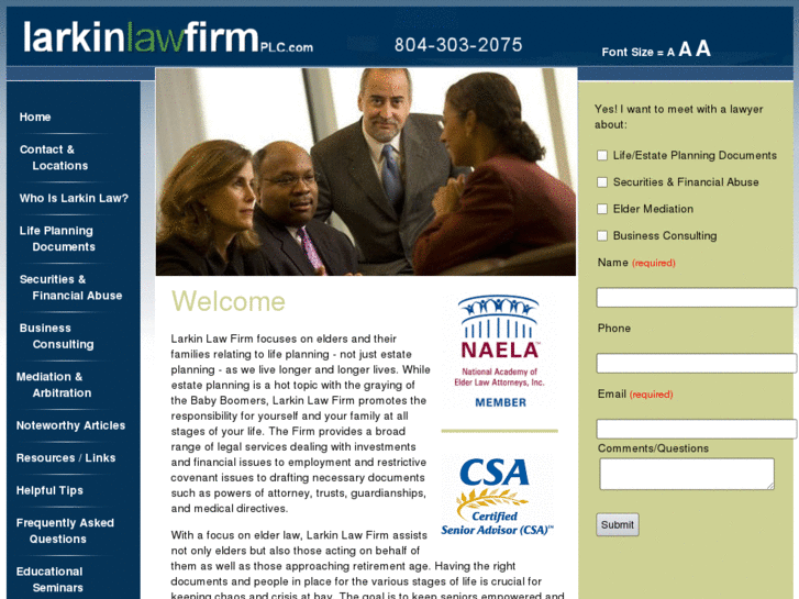 www.larkinlawfirmplc.com