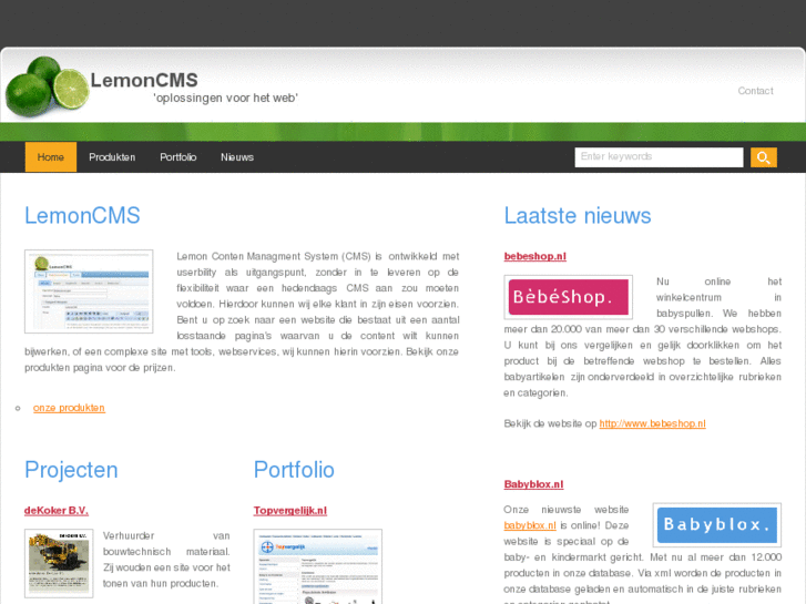 www.lemoncms.nl