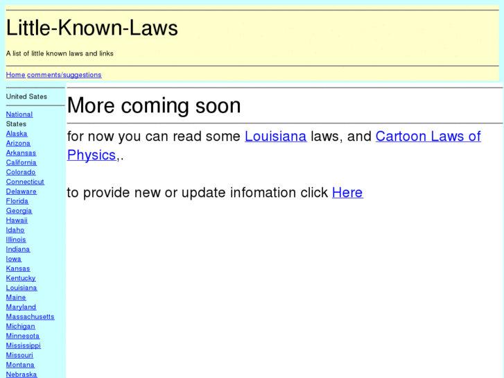 www.little-known-laws.com