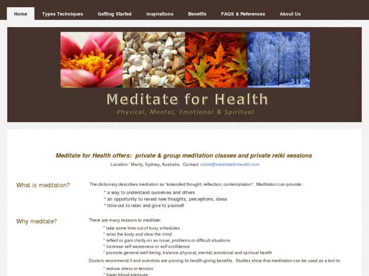 www.meditateforhealth.com