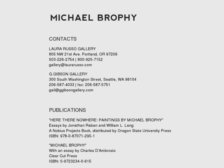 www.michaelbrophy.com