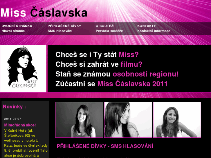 www.misscaslavska.cz