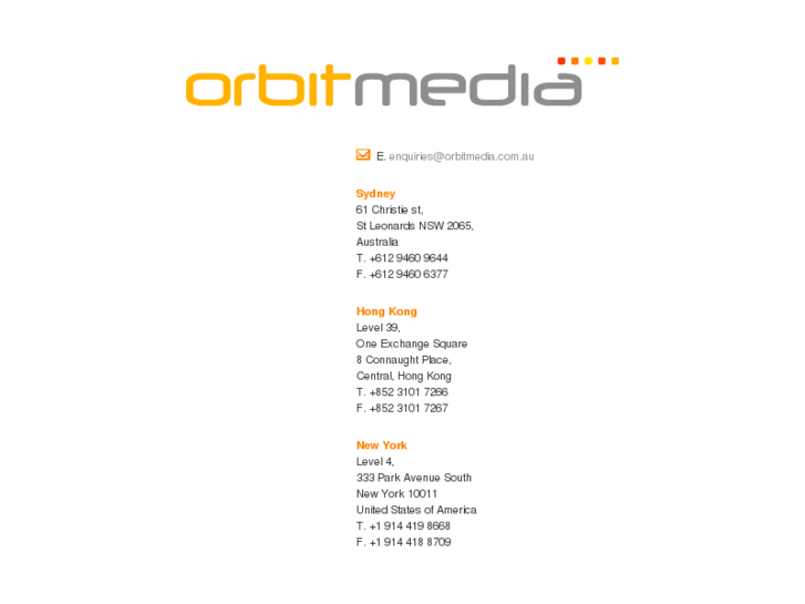 www.orbitmedia.com.au