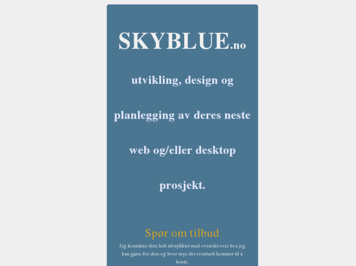 www.skyblue.no