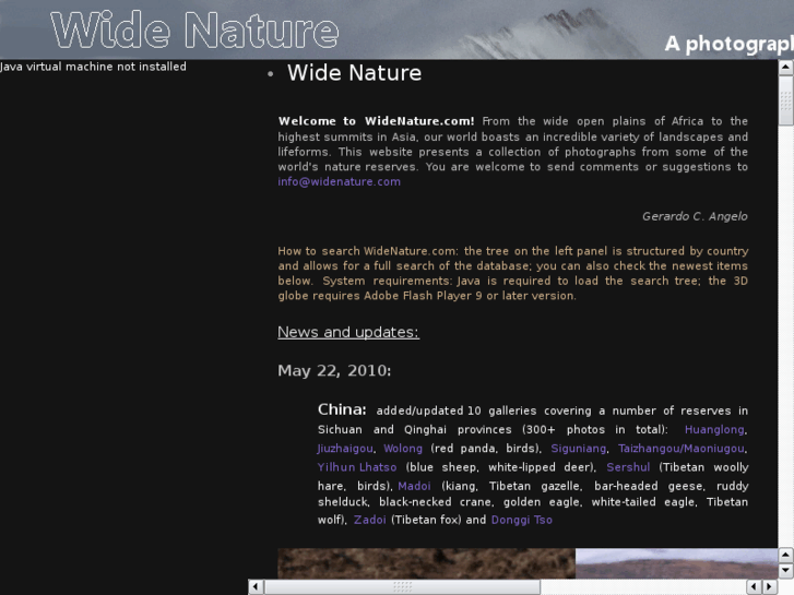 www.widenature.com