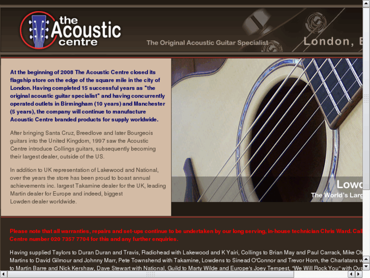 www.acousticcentre.co.uk