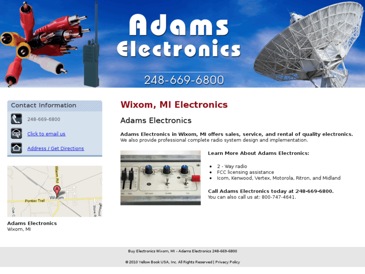 www.adamselectronicsmi.com