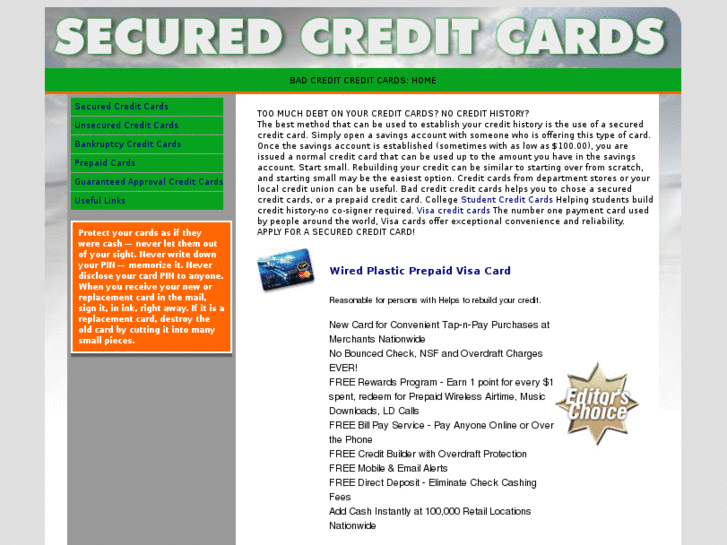 www.bad-credit-creditcards.com