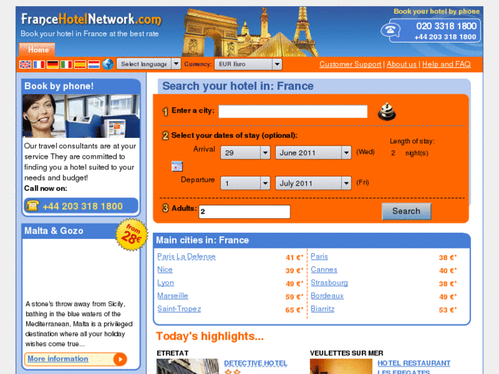 www.francehotelnetwork.com