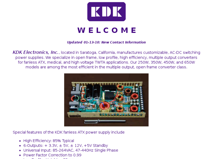 www.kdkelectronics.com