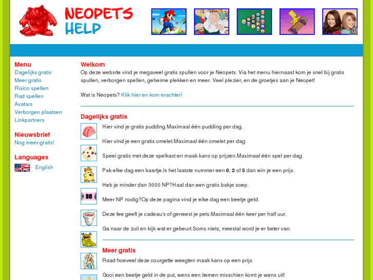 www.neopetshelp.nl