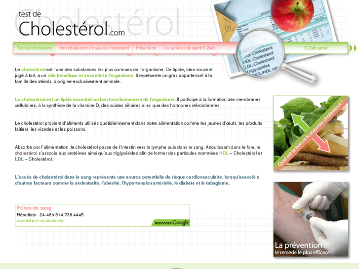 www.testdecholesterol.com