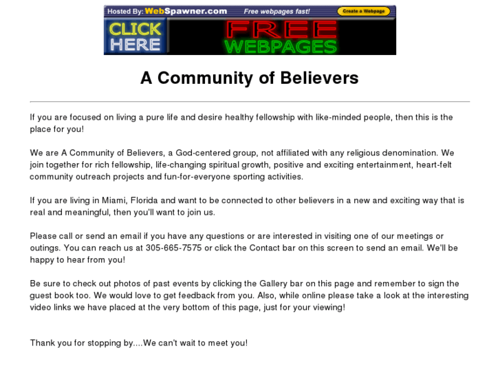 www.acommunityofbelievers.com