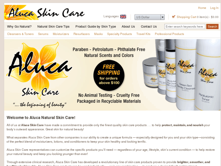 www.alucaskincare.com