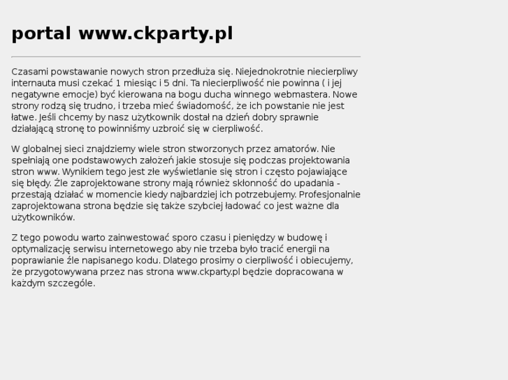 www.ckparty.pl