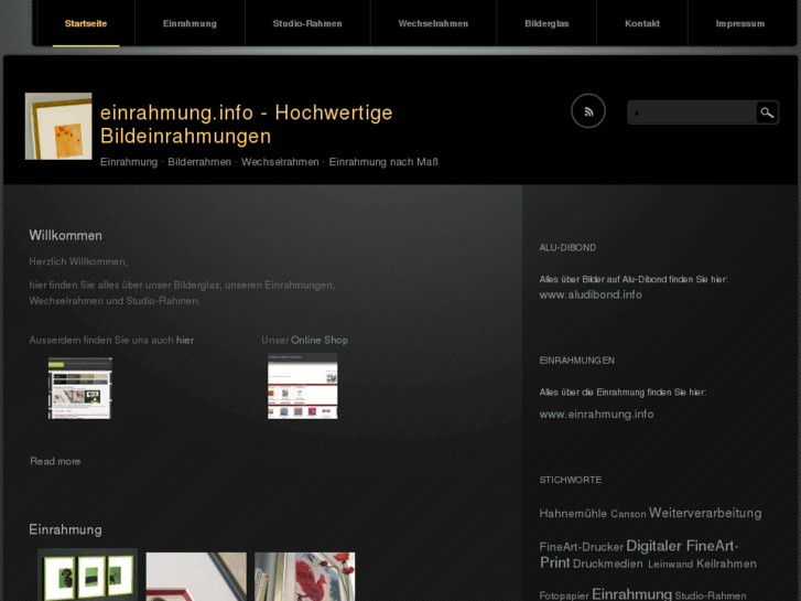 www.einrahmung.info