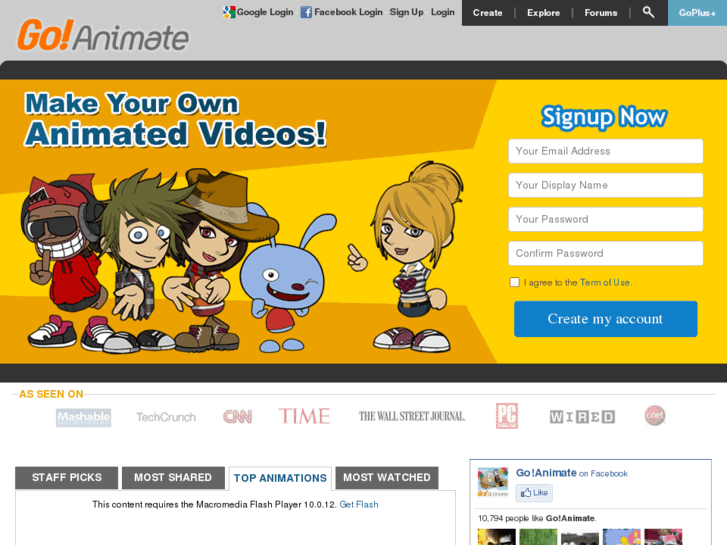 www.goanimate.net