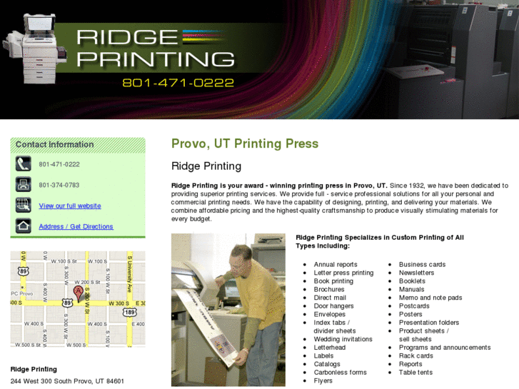 www.ridgeprintingco.net