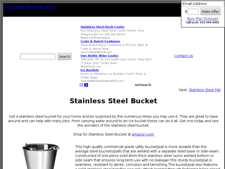 www.stainlesssteelbuckets.com