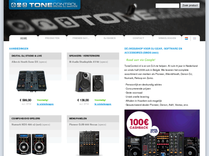 www.tonecontrol.nl