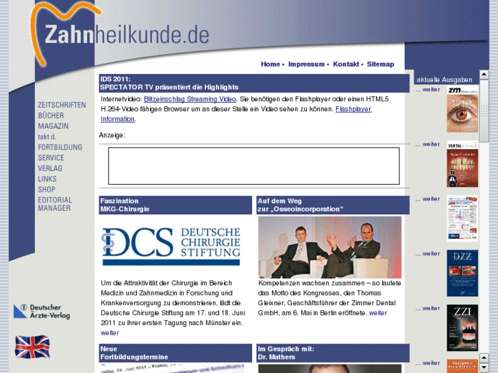 www.zahnheilkunde.de
