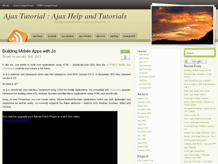 www.ajaxtutorial.net
