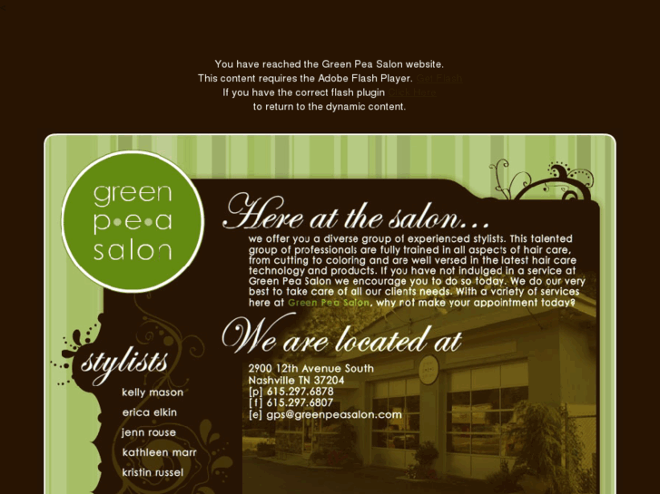 www.greenpeasalon.com