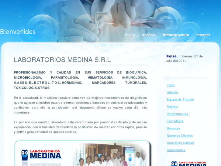 www.laboratoriosmedina.com