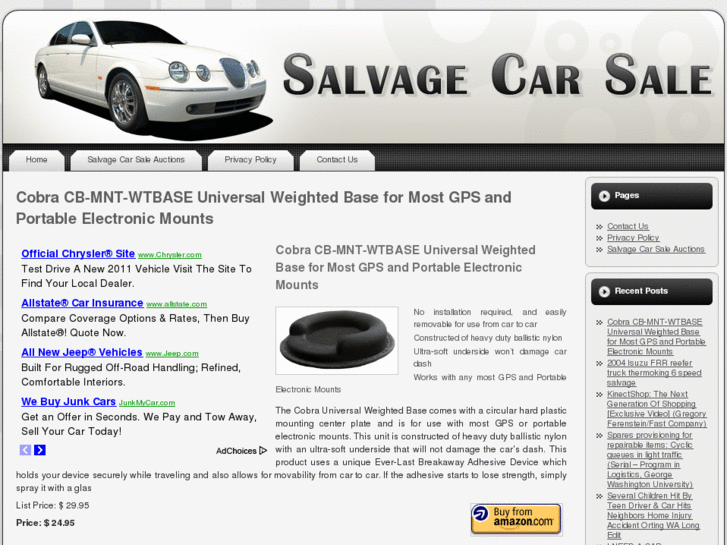 www.salvagecarsale.net