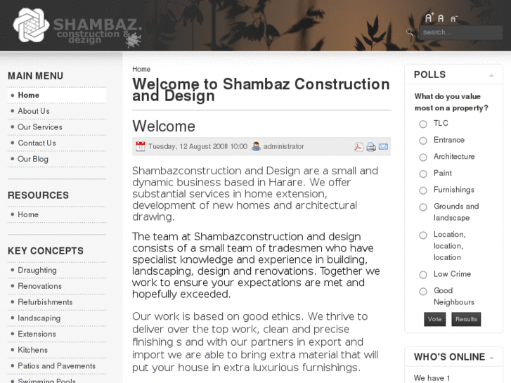 www.shambazconstruction.com