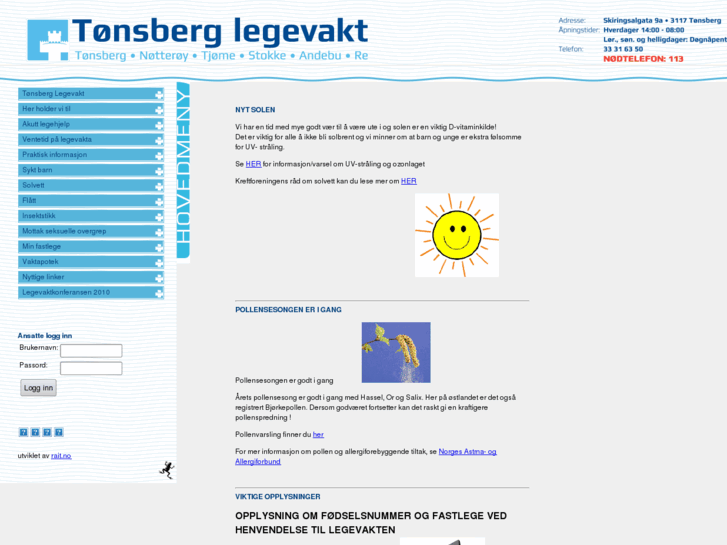 www.tonsberglegevakt.no