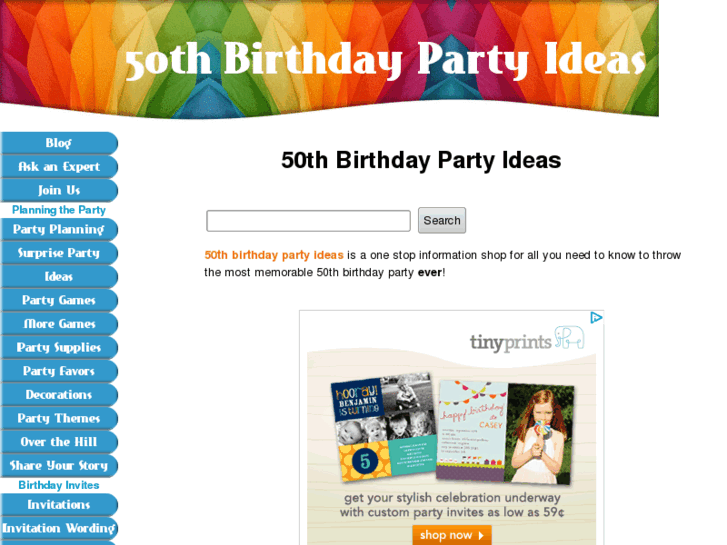 www.50th-birthday-party-ideas.com