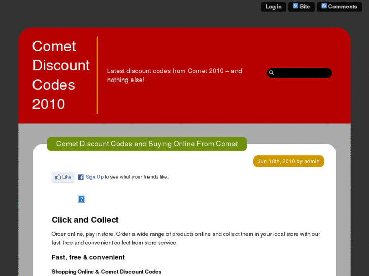 www.cometdiscountcodes.com