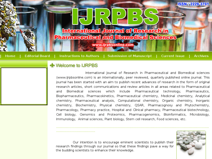 www.ijrpbsonline.com