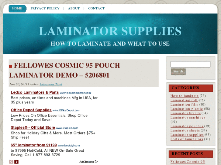 www.laminatorsupplies.org