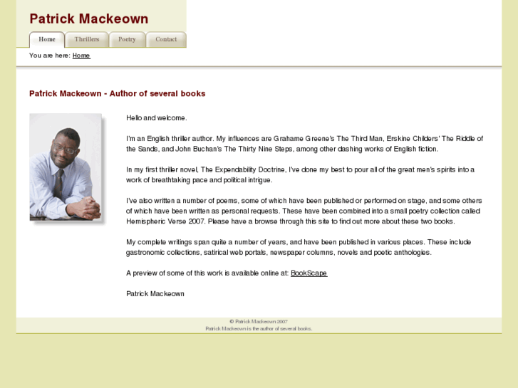 www.patrick-mackeown.com